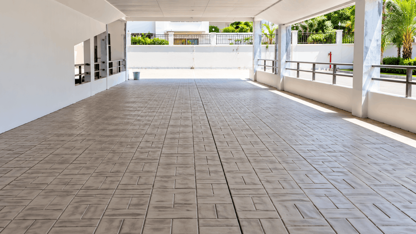 Tremix Concrete with Stamping